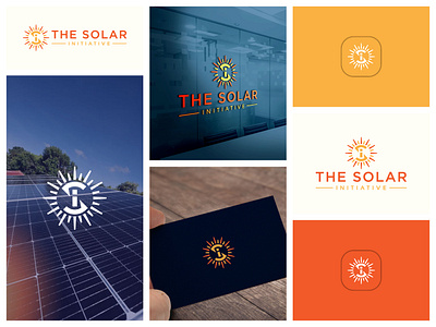 The Solar Initiative Logo brand logo branding business logo company logo creative logo energy company logo energy logo logo design professional logo solar company logo solar energy logo solar logo solar power logo