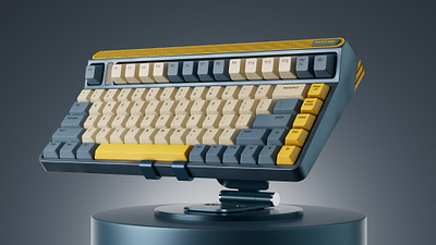 IQUNIX A80 - 3D Product Visualization - Cinema 4d & Redshift. 3d cinema 4d keyboard mechanical redshift