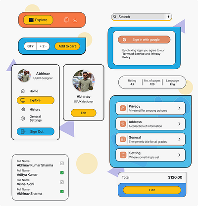 Design Components components design design components figma modern design components ui