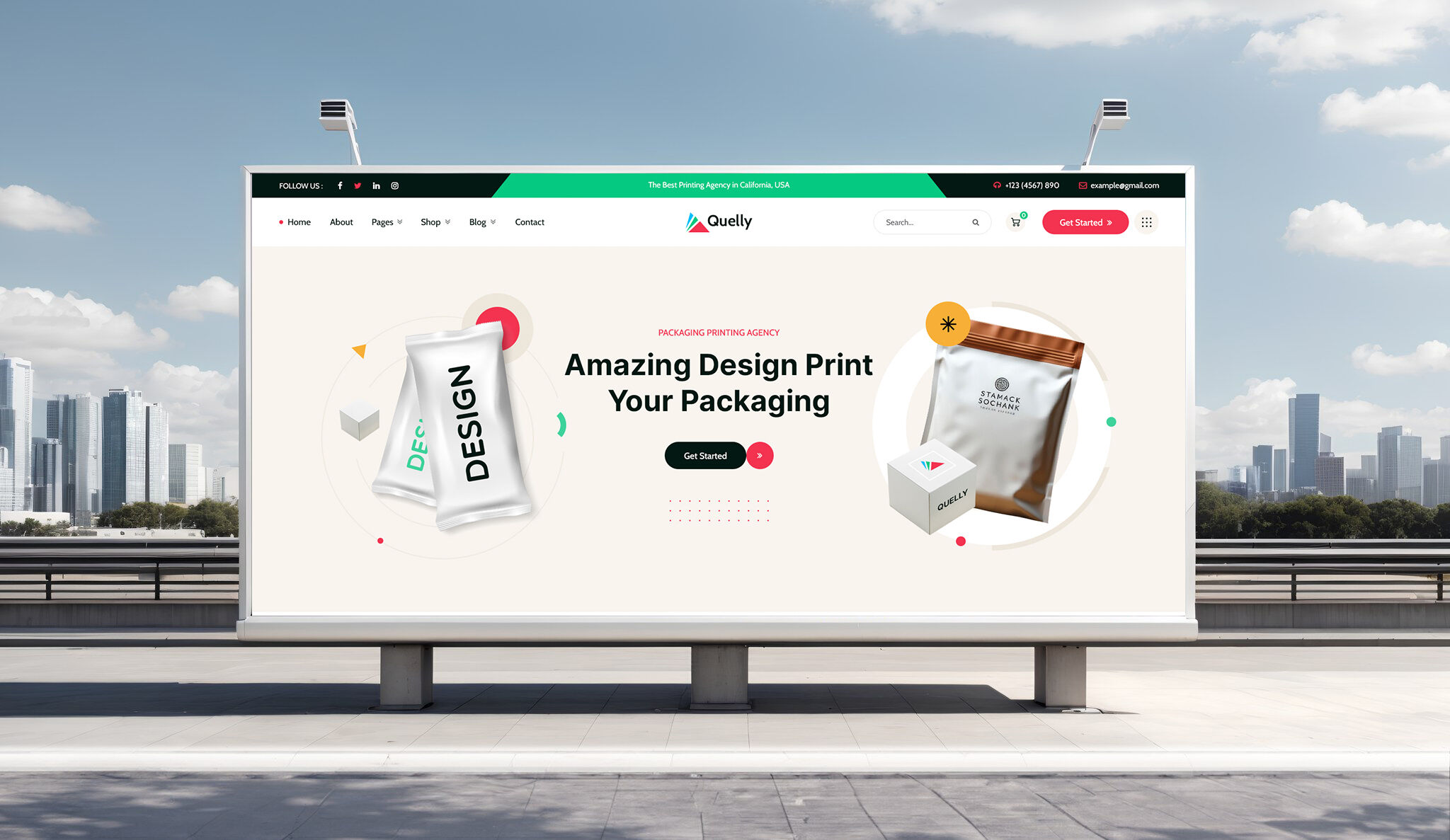 Quelly - T-Shirt, Printing & Packing Services WooCommerce WordPr