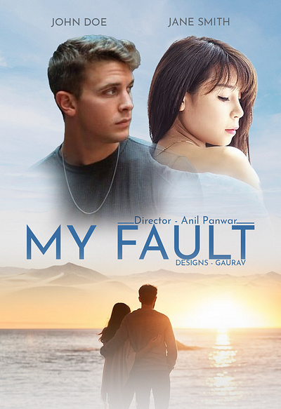 My fault Movie poster animation graphic design