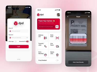 Logistic Mobile App UI 🚚 📦 appdesign cargo courier delivery delivery app delivery service design logistic logistic app package parcel shipping shipping apps shipping container track order tracking transport ui uiux