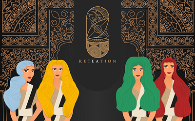 Reteation Character Design branding character graphic design