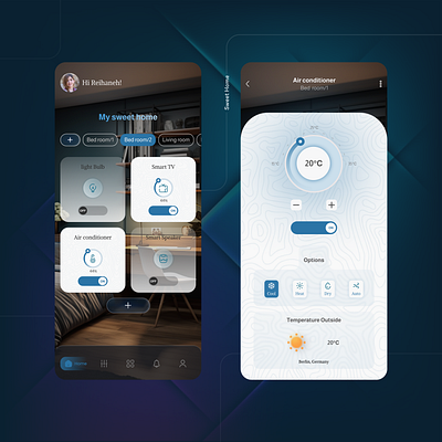 Smart home app concept app design management product design services smarthome ui user interface ux ux design