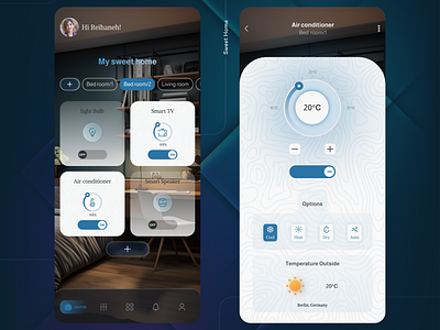 Smart home app concept app design management product design services smarthome ui user interface ux ux design