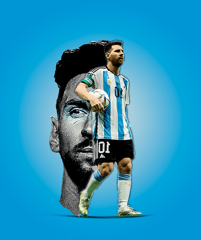 Messi Design 3d animation graphic design