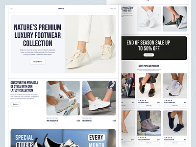 Shoe e-commerce landing design e commerce fashiononyourfeet footwear footwearfashion footwearfaves landingpage luxuryshoes nike air online shop shoecrush shoelovers shoese commerce shoeslandingpage shoestyle shoeswebsite shoetrend sneaker trendyshoes web design