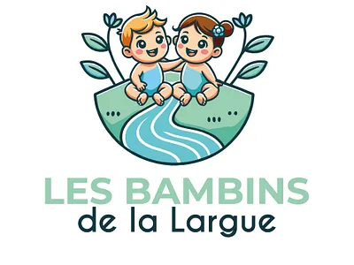 Logo : les bambins de la Largue branding design graphic design illustration illustrator logo ux vector