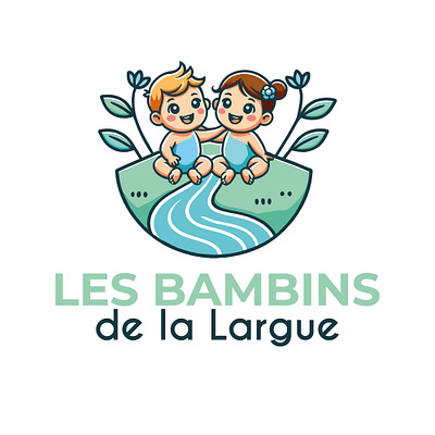 Logo : les bambins de la Largue branding design graphic design illustration illustrator logo ux vector