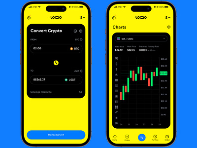 Sleek Crypto Trading Experience. 📱💰 crypto dashboard hire trading ui web3