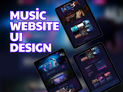 Music Listening Website UI Design customplaylists darkmode dashboard figma figmadesign minimaldesign music musicapp musiclisteningplatform musiclovers musicplayer responsivedesign responsiveui ui userexperience userinterface webappdesign webdesign website