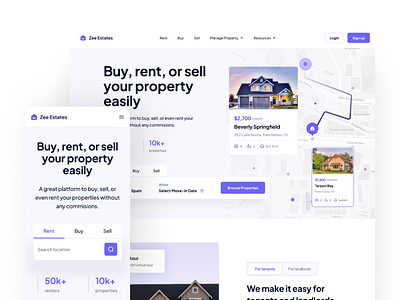 Real Estate Responsive Website Design 3d animation branding estate landing page logo motion graphics property real real estate agency real estate branding real estate logo realestate realtor responsive design ui ui design ux ux design web