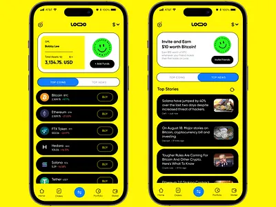 Sleek Crypto Trading Experience. 📱💰 crypto dashboard exchange hire trading ui uiux web3
