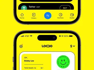 Sleek Crypto Trading Experience. 📱💰 crypto dashboard exchange hire trading ui uiux web3