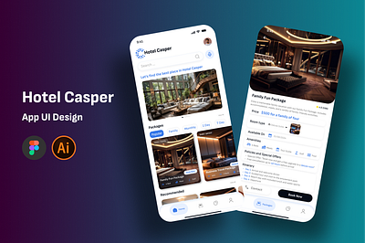 Hotel Booking App UI Design app design app ui application application design booking app ui booking ui design design design app design app ui hotel hotel booking app ui ui design uiux user experience user interface ux ux design