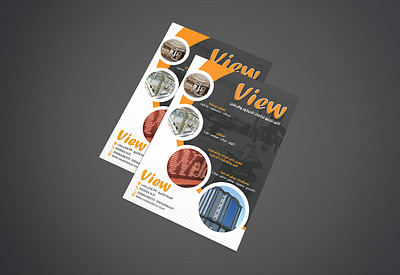 View Flyer advertising black blue colors design flyer flyer design graphic graphic design gray logo logo design orange print slides view white yellow