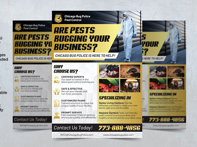 Professional Pest Control Service post banner Flyer arshunno branding carpet cleaning design flyer graphic design illustration logo motion graphics pest bugging flyer pest flyer ui ux vector