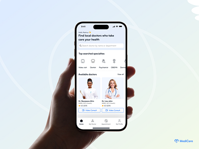 Medicare - Medical Mobile App app app design application design health app healthcare ios app design medical medical app medical healthcare medicine mobile app mobile app design mobile ui saas