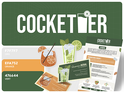 COCKETIER branding graphic design logo