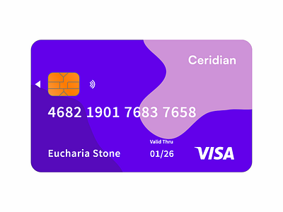 Credit Card design adobe xd brand branding card dailyui design figma illustration ui ux vector