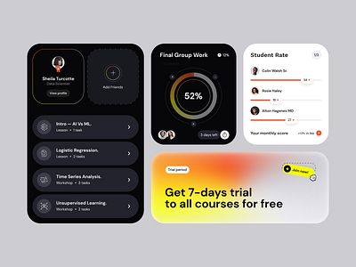 UI/UX for an Education Product ✦ Mentio design interface product service startup ui ux web website