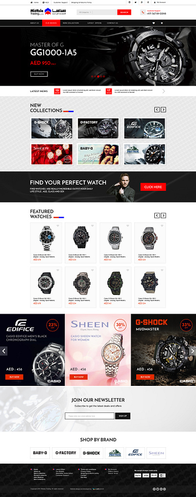 MidAsia luxury watch website