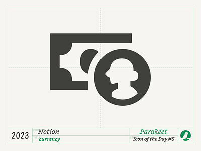 Icon of the Day #5 cash coins currency design glyph icon icons notion shapes symbols ui vector