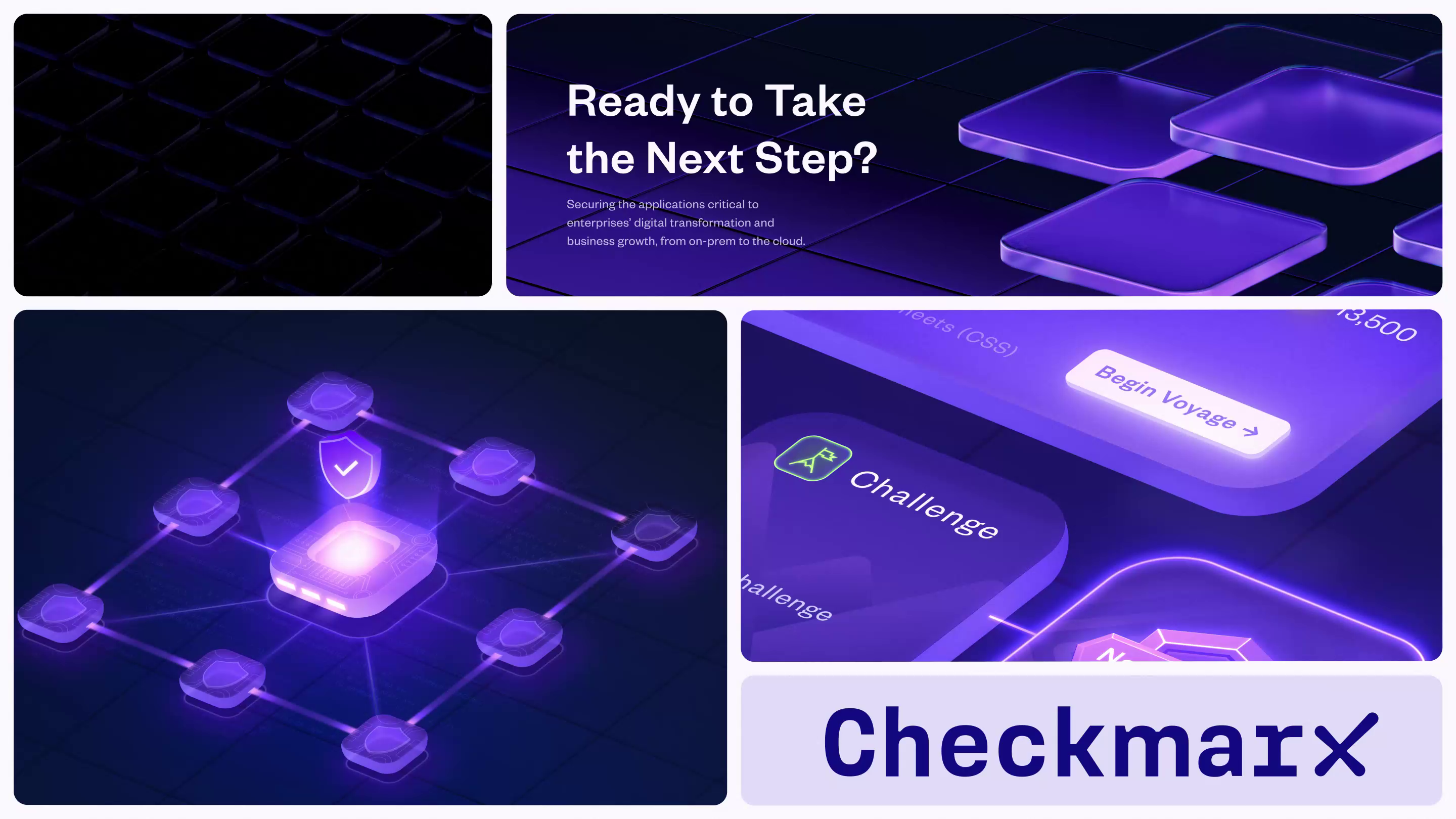 Example of Checkmarx- Animated Bento Grid