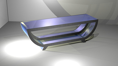 coffee table 3d graphic design