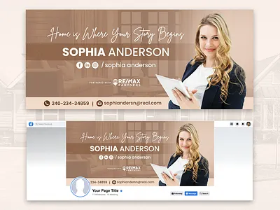 Realtor Facebook Cover Design banner branding cover design fb banner graphic design real estate real estate agent banner real estate banner realtor realtor agent realtor facebook banner