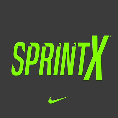 Nike SprintX (Passion Project) branding graphic design logo nike passion running shoe sprintx swish text