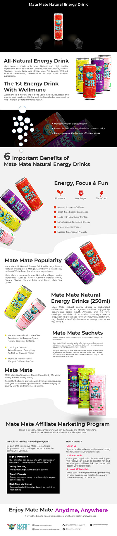 Mate Mate Energy Drink Infographic Design brand branding design energy drink graphic art graphic design graphics infographic photoshop photoshop art photoshop graphics poster