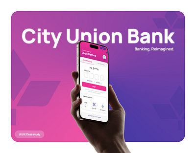 CUB app redesign | UI/UX Case Study app app design bank banking app branding case study design graphic design logo redesign revamp ui uiux uiux case study ux ux design