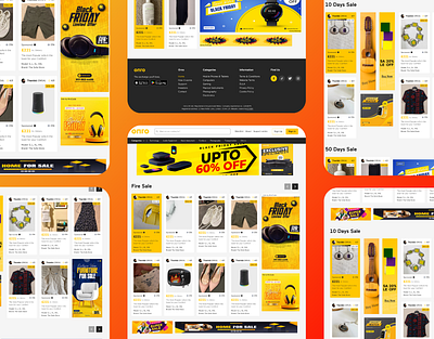 E-commerce Landing Page UI Design 3d ecommerce figma graphic design landingpage minimaldesign modernui onlinestore productshowcase responsivedesign shoppingplatform ui uiux userexperience webdesign