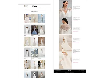 Dress Shops Directory Page Layout bridal bridal design bridal fashion clean css elegant html magazine design magazine layout modern product page simple wedding wedding design wedding dress wedding gown wedding magazine wedding shop