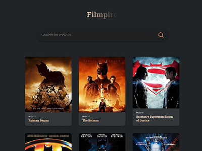 Creative UI web app for watching Movies app branding creative design film app graphic design illustration lms logo modern design modern ui movies app sleek ui top notch ui ux vector