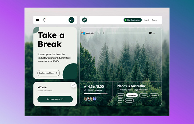 Tour Landing page dailyui dailyux figma graphic design hiking landing page productdesign tour tour landing page trekking ui uidesigner uiux ux uxlife website