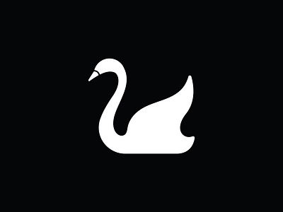 Minimalist Swan Logo abstract animal beauty bird branding design elegant grace graphic design identity illustration logo mark minimalist nature purity swan symbol vector white