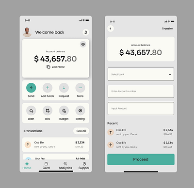 Bank app homepage animation apps bank figma fintech fintech mobile app prototype ui user experience user interface user reseach web app