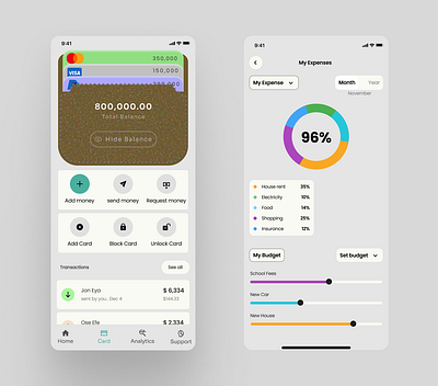 Mobile Banking app animation apps bank figma fintech fintech mobile app mobile banking app prototype ui user experience user interface user reseach web app