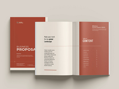 Project Proposal Template branding brochure company branding graphic design print project proposal proposal template