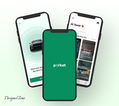 ParkAt - A Parking Space Mobile App case study figma figma design mobile mobile app mobile app deisgn mobile design parking space app ui ui ux uiux design ux ux design
