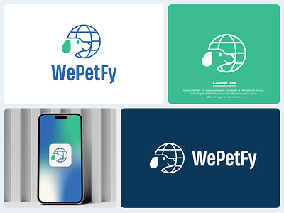 WePetFy animal brandidentity branding clever concept dog globe icon identity logo logodesigner minimal petlogo pets petservices pettransport smart startupbranding transportationdesign verify