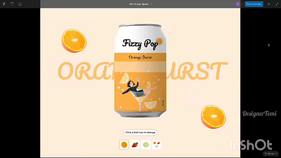 Fizzy Pop - An Animated Beverage Design animation beverage beverage design branding creative design design inspiration figma figma animation figma design figma prototype figmotion illustration inspiration prototype ui ui design ux ux design video