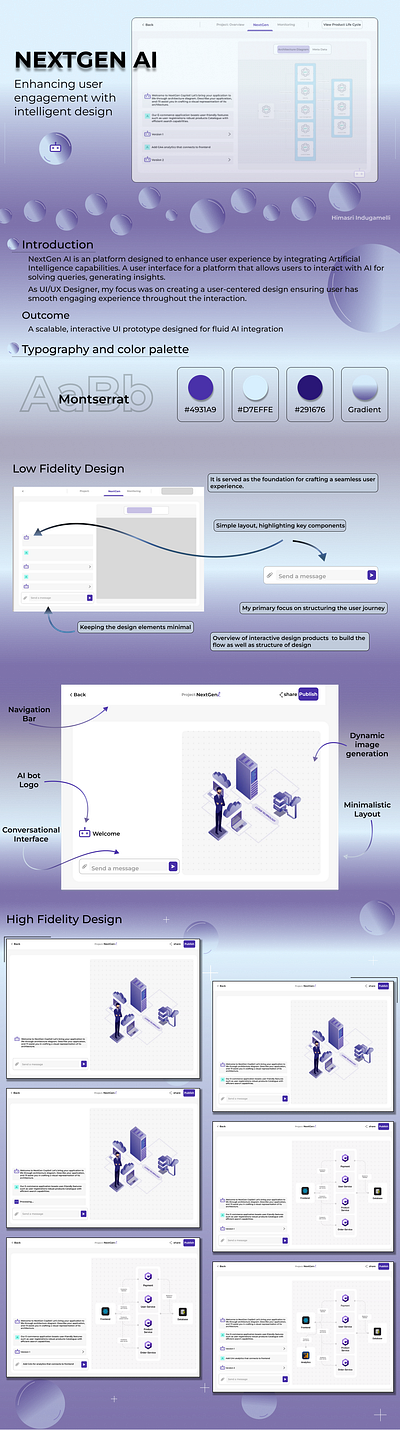 NextGen AI information architecture prototyping ui user research wireframing