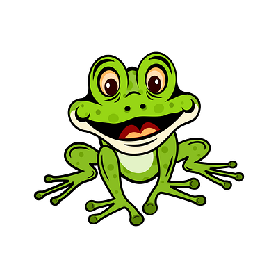 FROG ILLUSTRATION branding design graphic design illustration logo vector