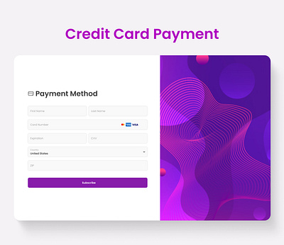 Credit Card Payment Daily UI #002 dailyui figma ui uichallenge uiux uix101 web design