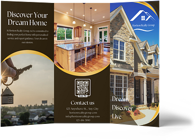 Real estate trifold brochure brochure design flyer design graphic design real estate design