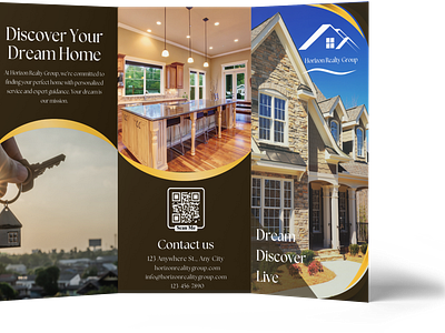 Real estate trifold brochure brochure design flyer design graphic design real estate design