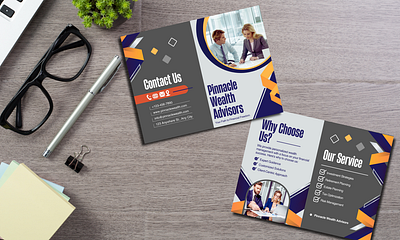 Financial advisory bifold brochure bifold brochure financial advisory design flyer design graphic design